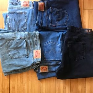 Plus size Authentic Levi Jeans Lot